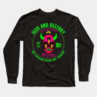 Seek and Destroy Skull Long Sleeve T-Shirt